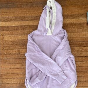 Eddie Bauer Lavender Sherpa-Lined Hoodie